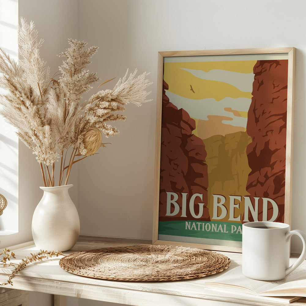 Big Bend National Park Travel Print Poster